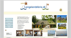 Desktop Screenshot of langelandsferie.dk