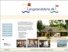Tablet Screenshot of langelandsferie.dk